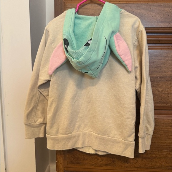 Star Wars baby Yoda Kids Boys Hoodie sz xs 4/5 - Picture 4 of 6